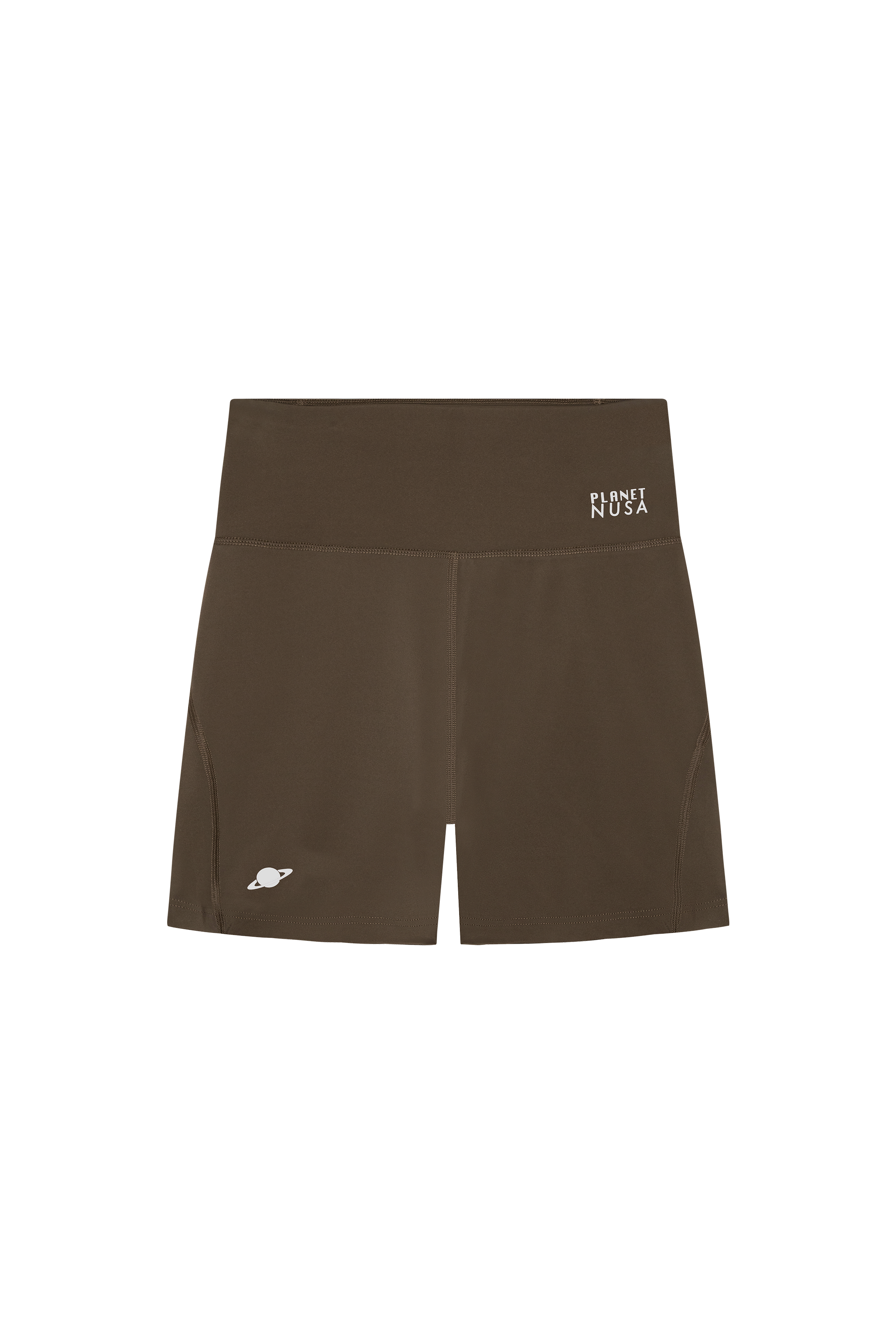 Women's Cheer1 Shape Shorts - Chocolate Brown - Planet Nusa