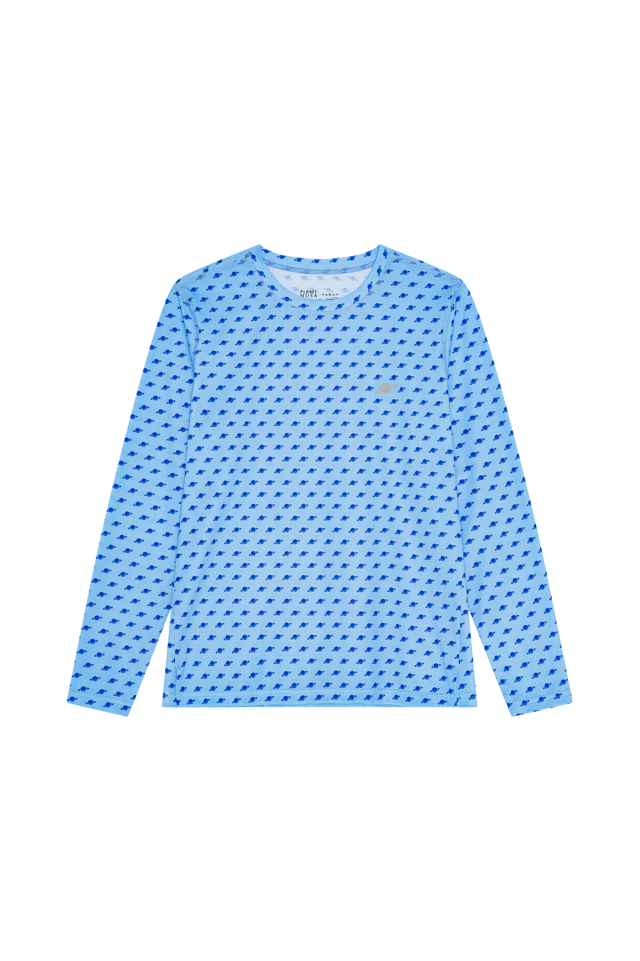 Women's For Everyone Long Sleeve - Sky Blue Blue Planets – Planet Nusa