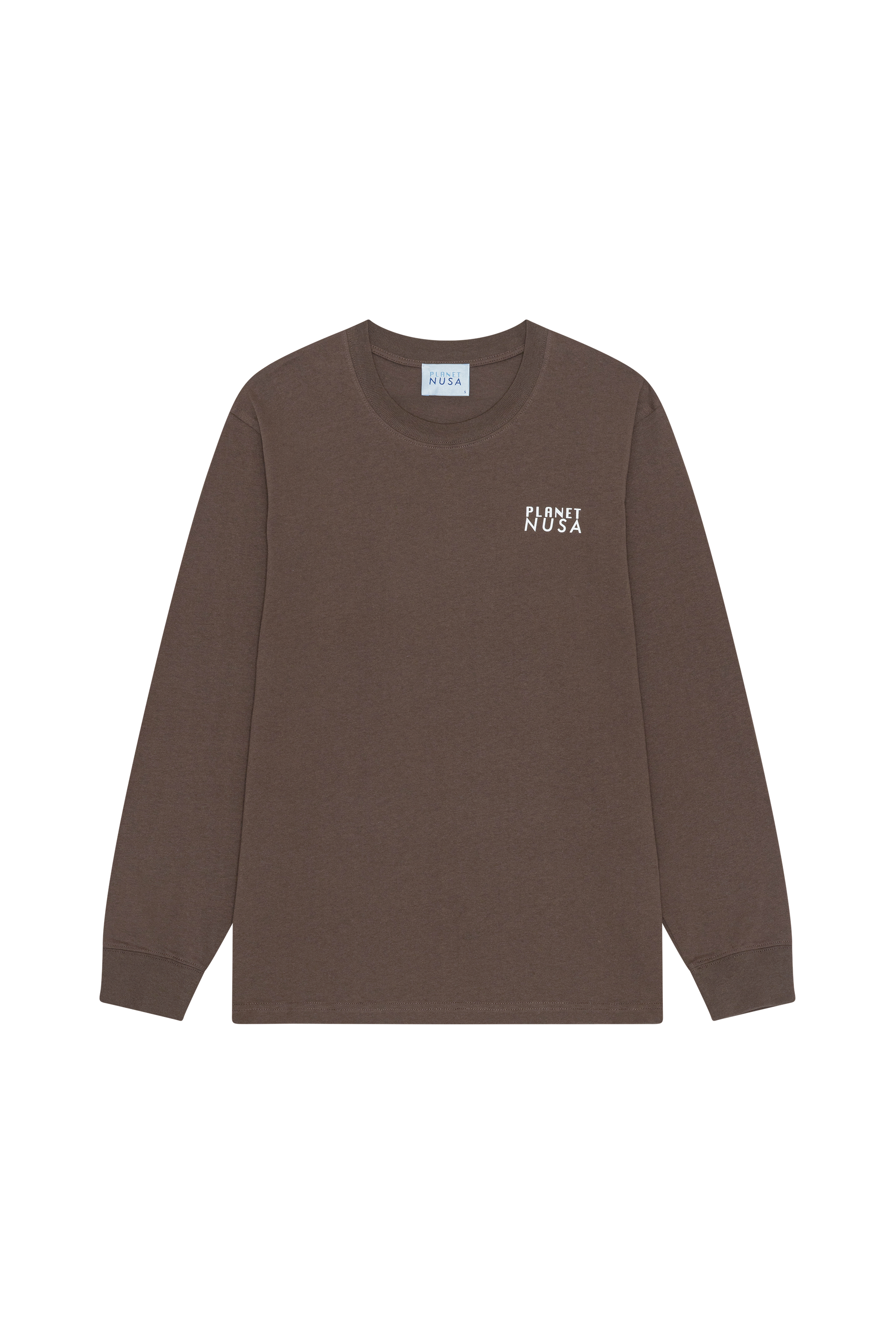 Women's Jer1 Long Sleeve - Chocolate Brown Pn - Planet Nusa
