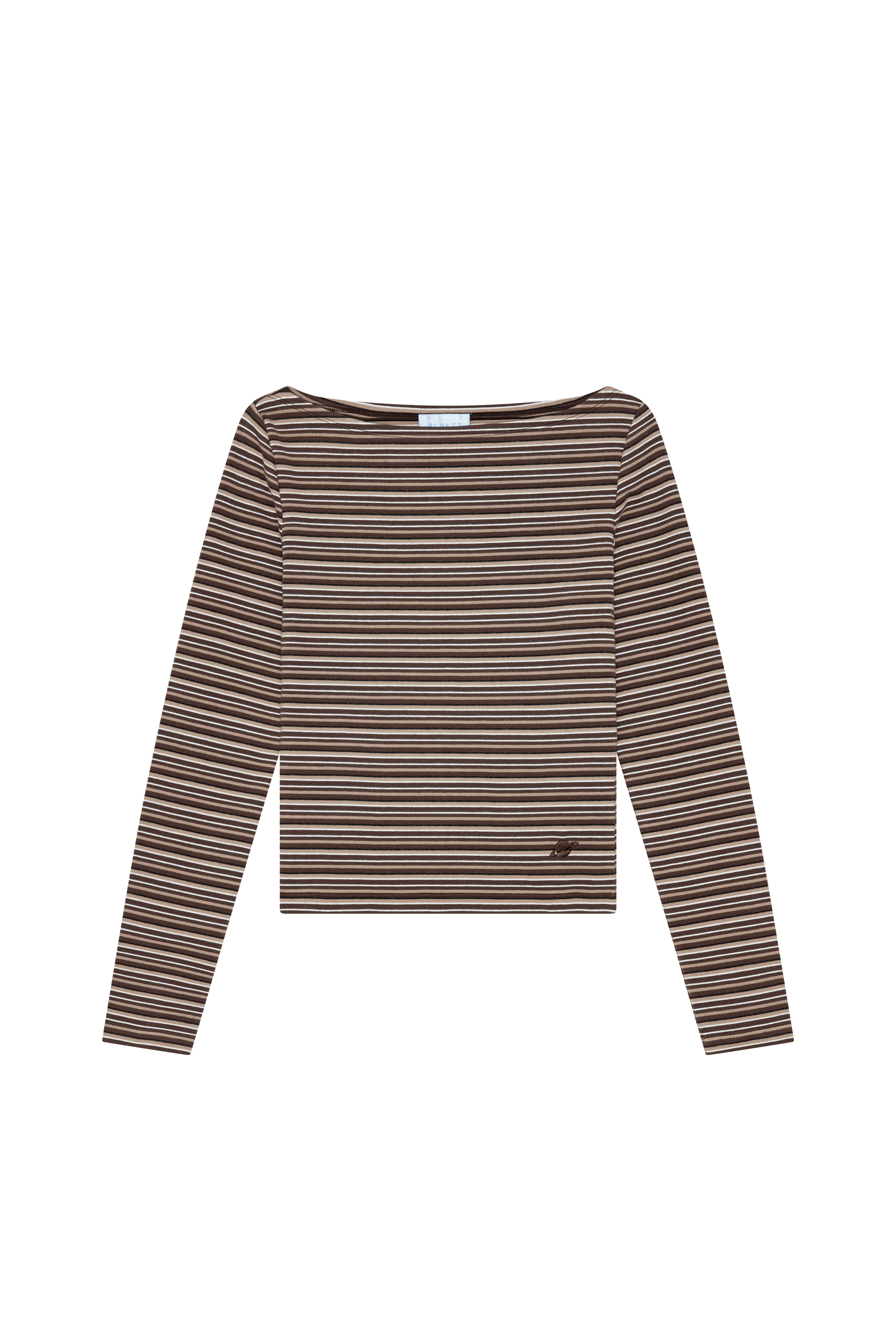 NYC1 Long Sleeve Comfort - Chocolate Brown Stripes – Planet Nusa