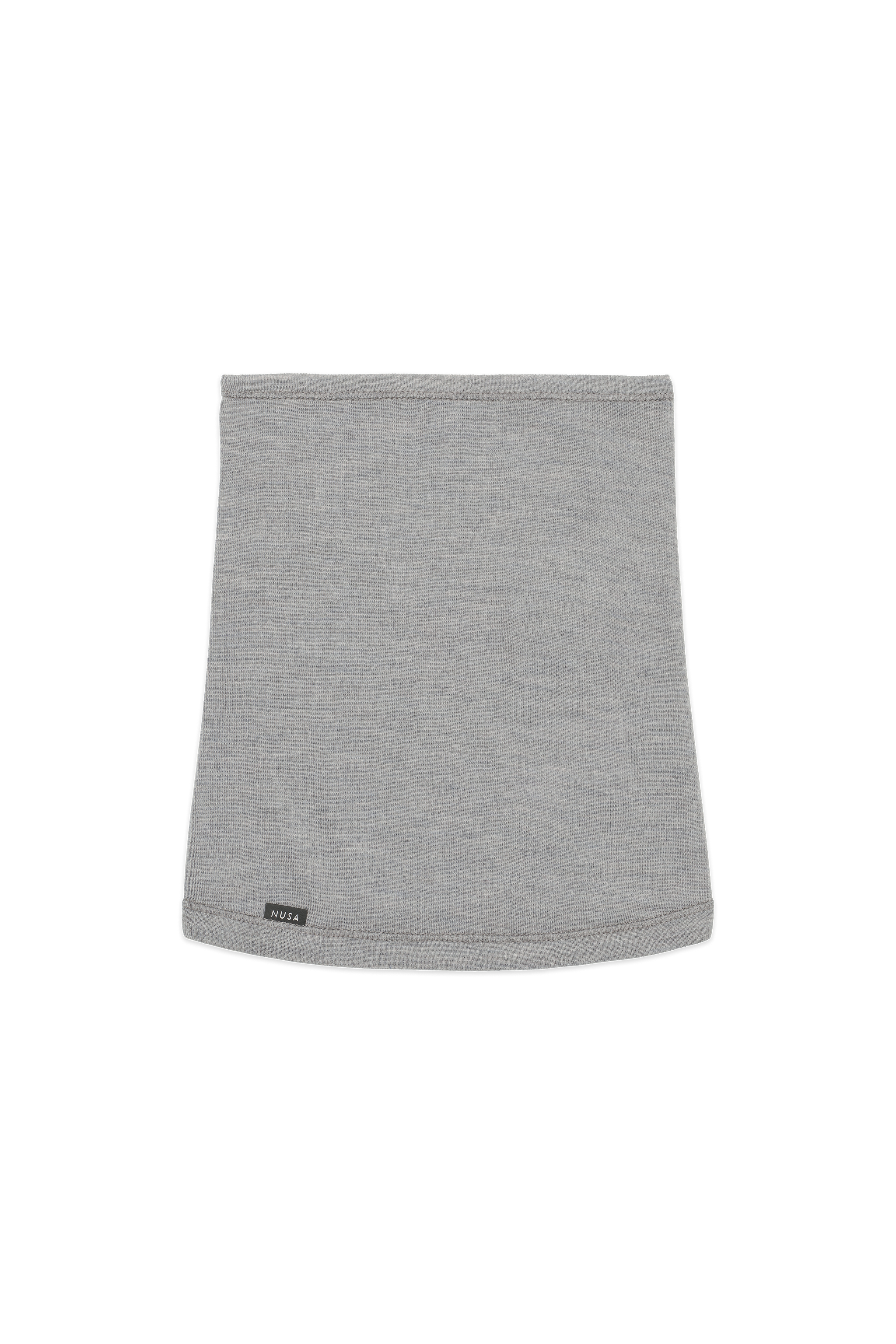 Neck Warmer1 Wool - Grey Melange - Planet Nusa