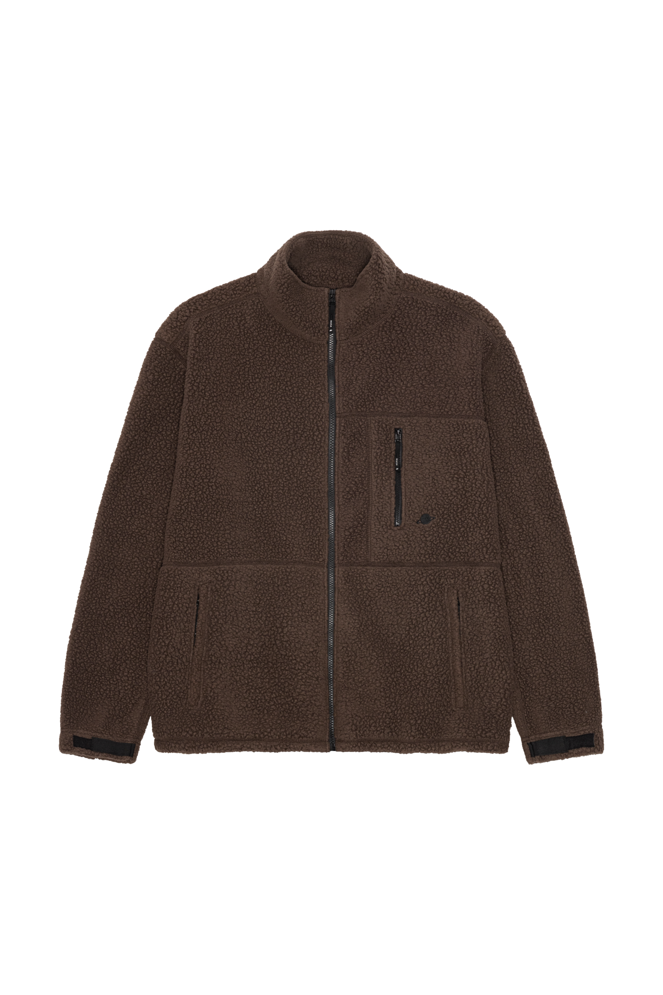 Men's Pine1 Teddy Jacket - Chocolate Brown - Planet Nusa