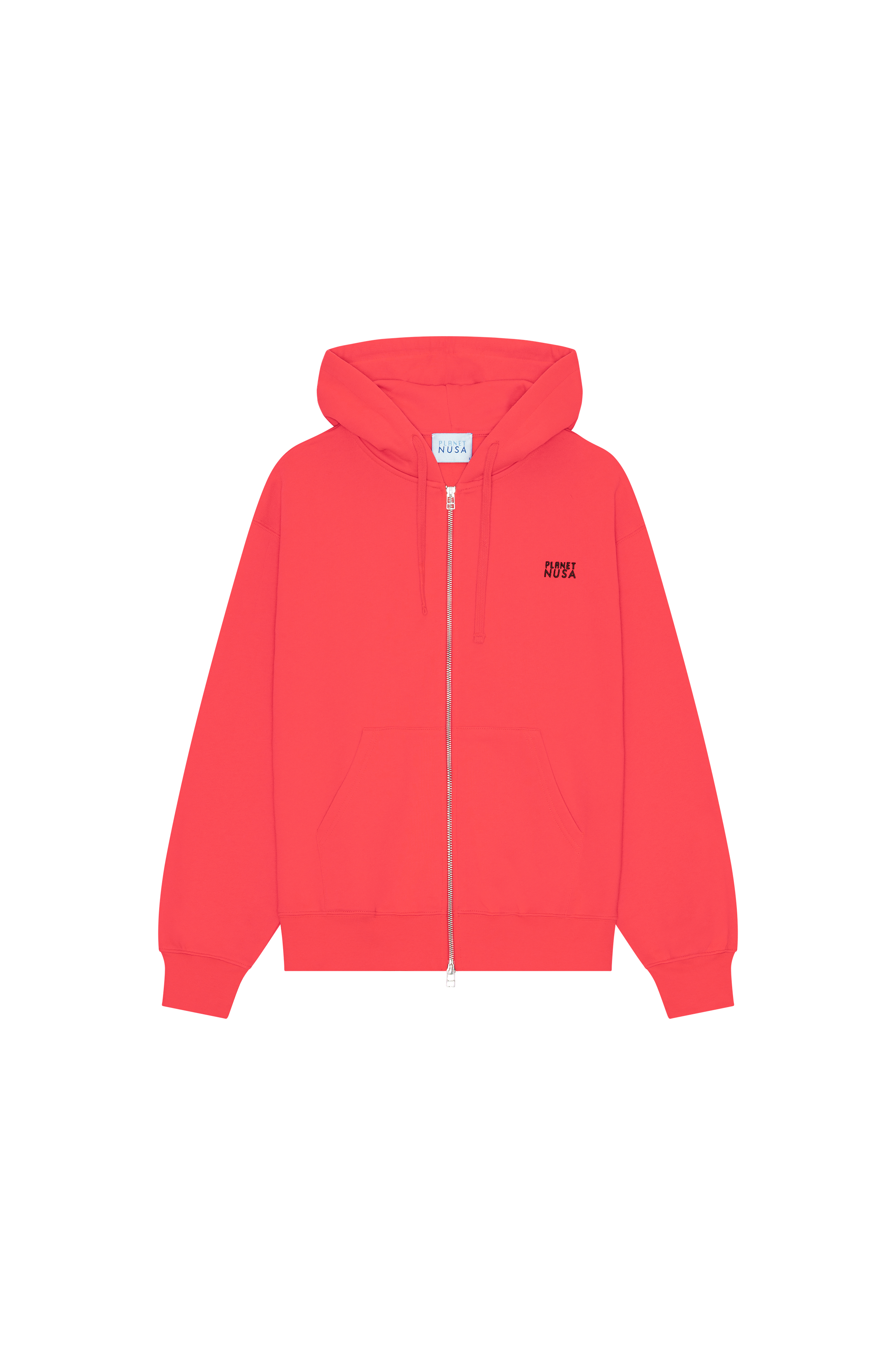 Zip1 Hoodie - Coral Chocolate Brown - Planet Nusa