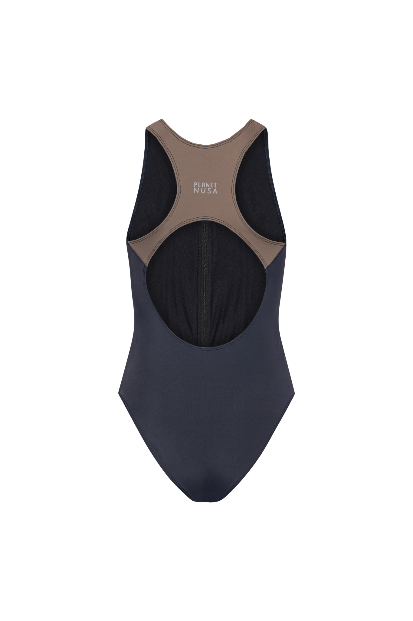 Water1 Swimsuit – Dark Grey/Sand