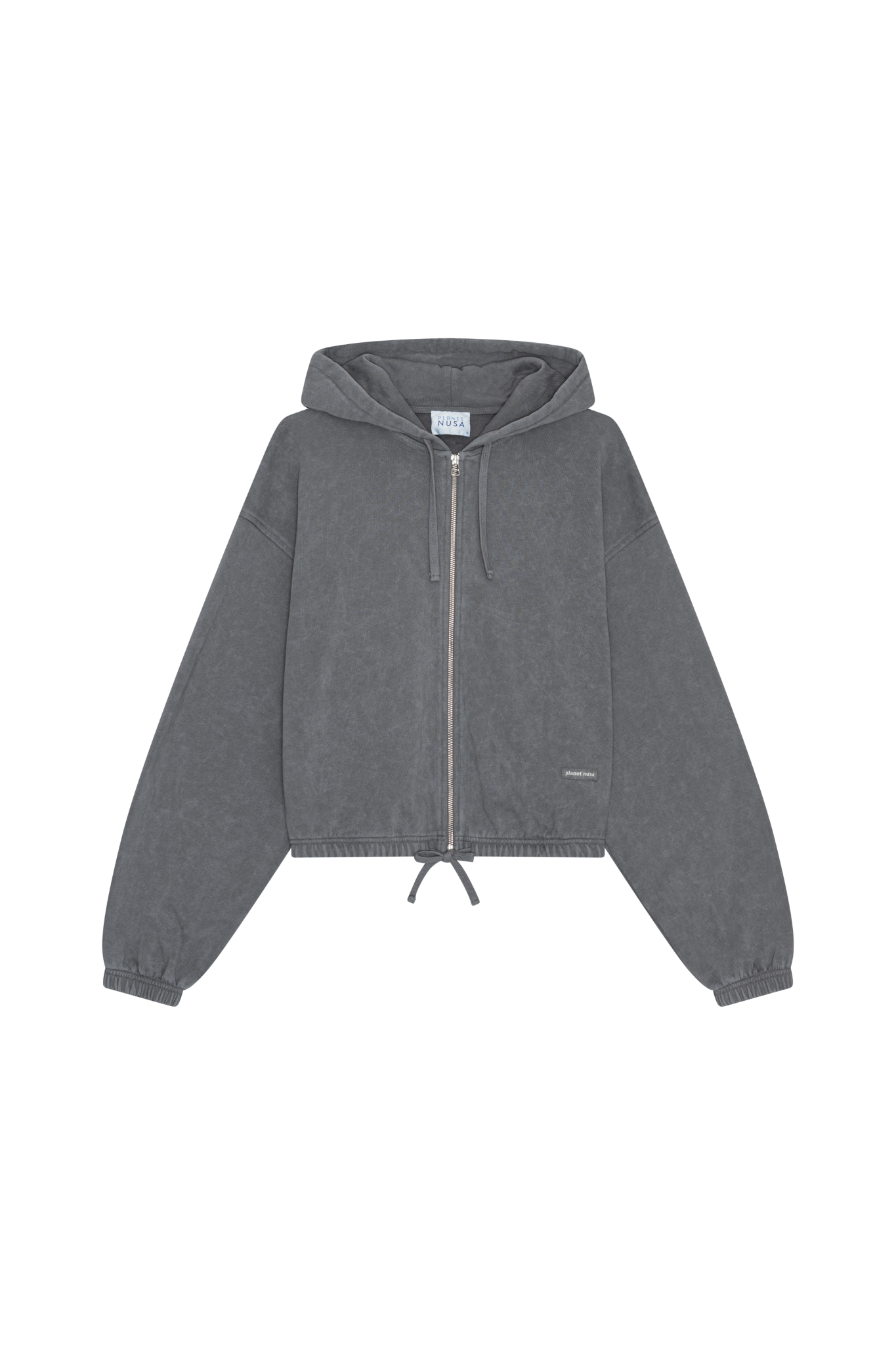 Boston1 Zip Hoodie – Vintage Grey
