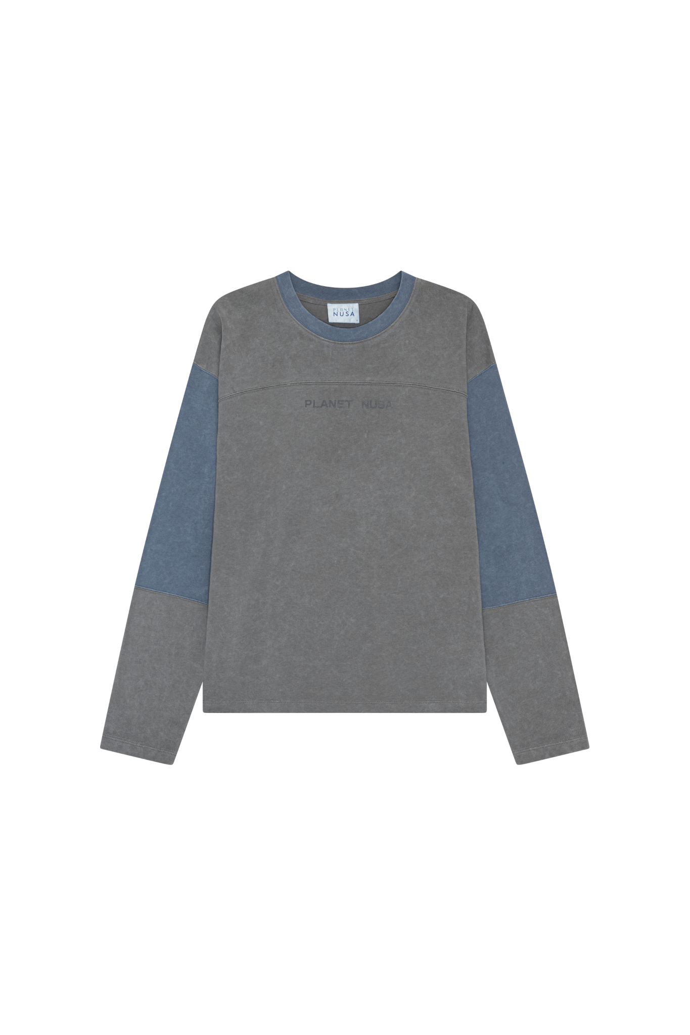 College1 Long Sleeve – Vintage Grey/blue