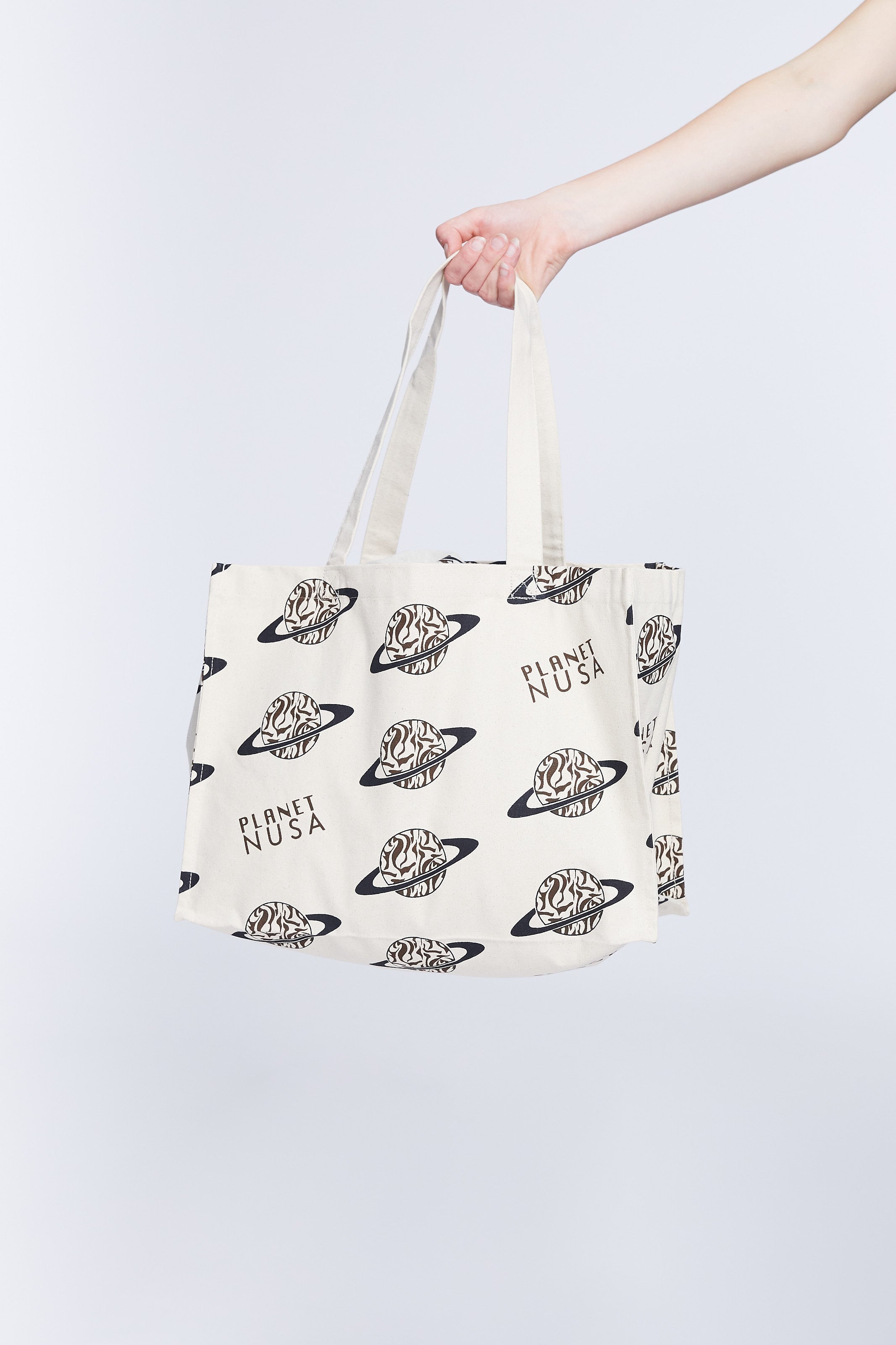 GYM BAG CHOCOLATE BROWN SWIRLY P L A N E T // N U S A