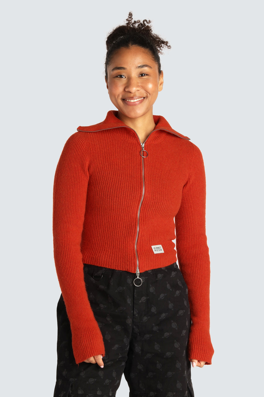 GLACIER1 ZIP KNIT