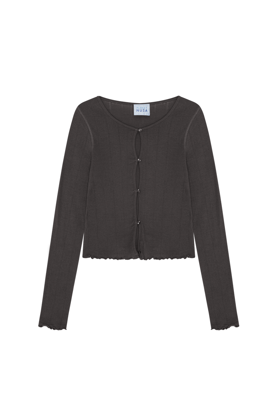 Point1 Cardigan Pointelle