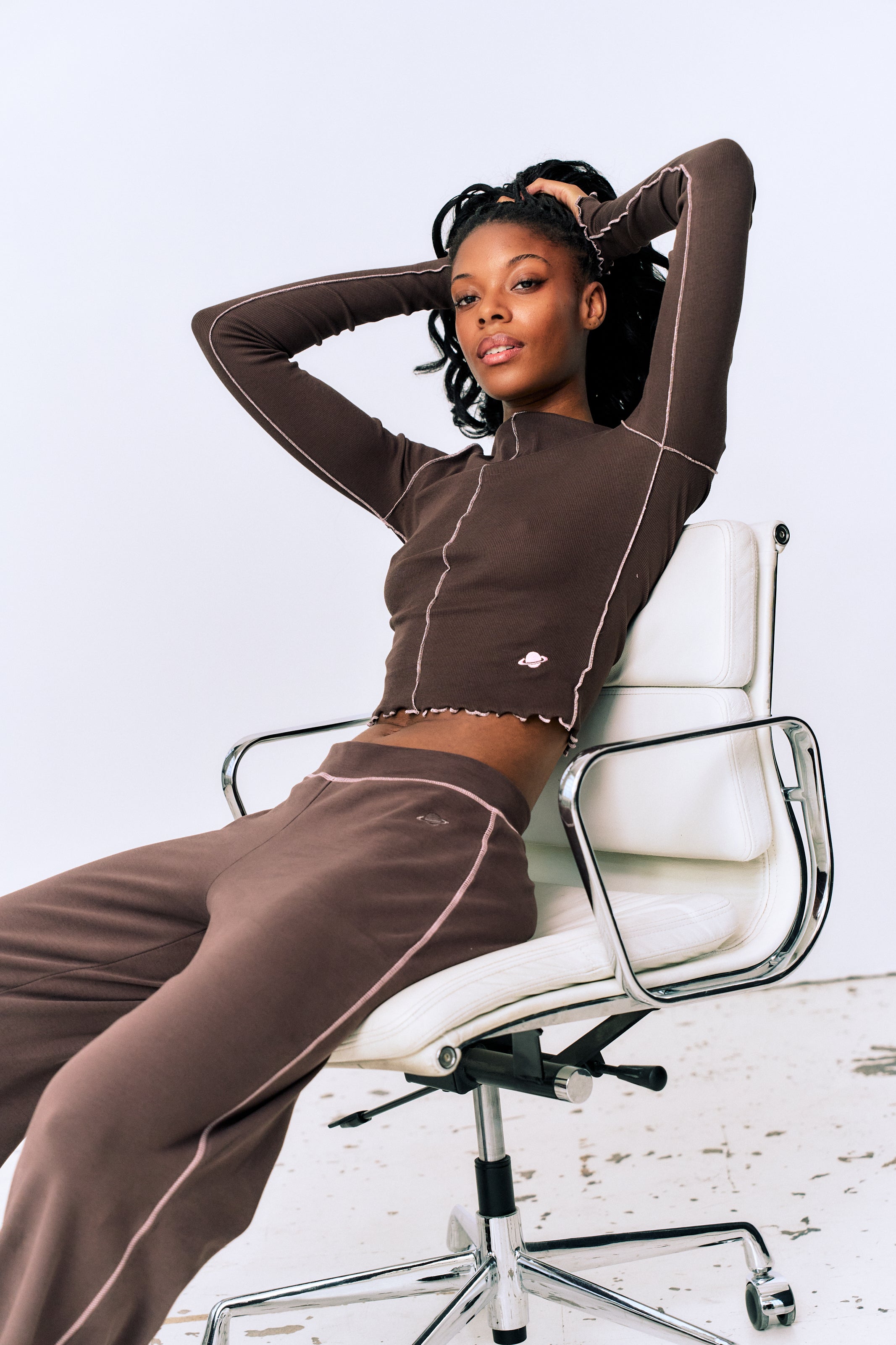 Women's Breathe1 Long Sleeve - Choco Soft Pink - Planet Nusa