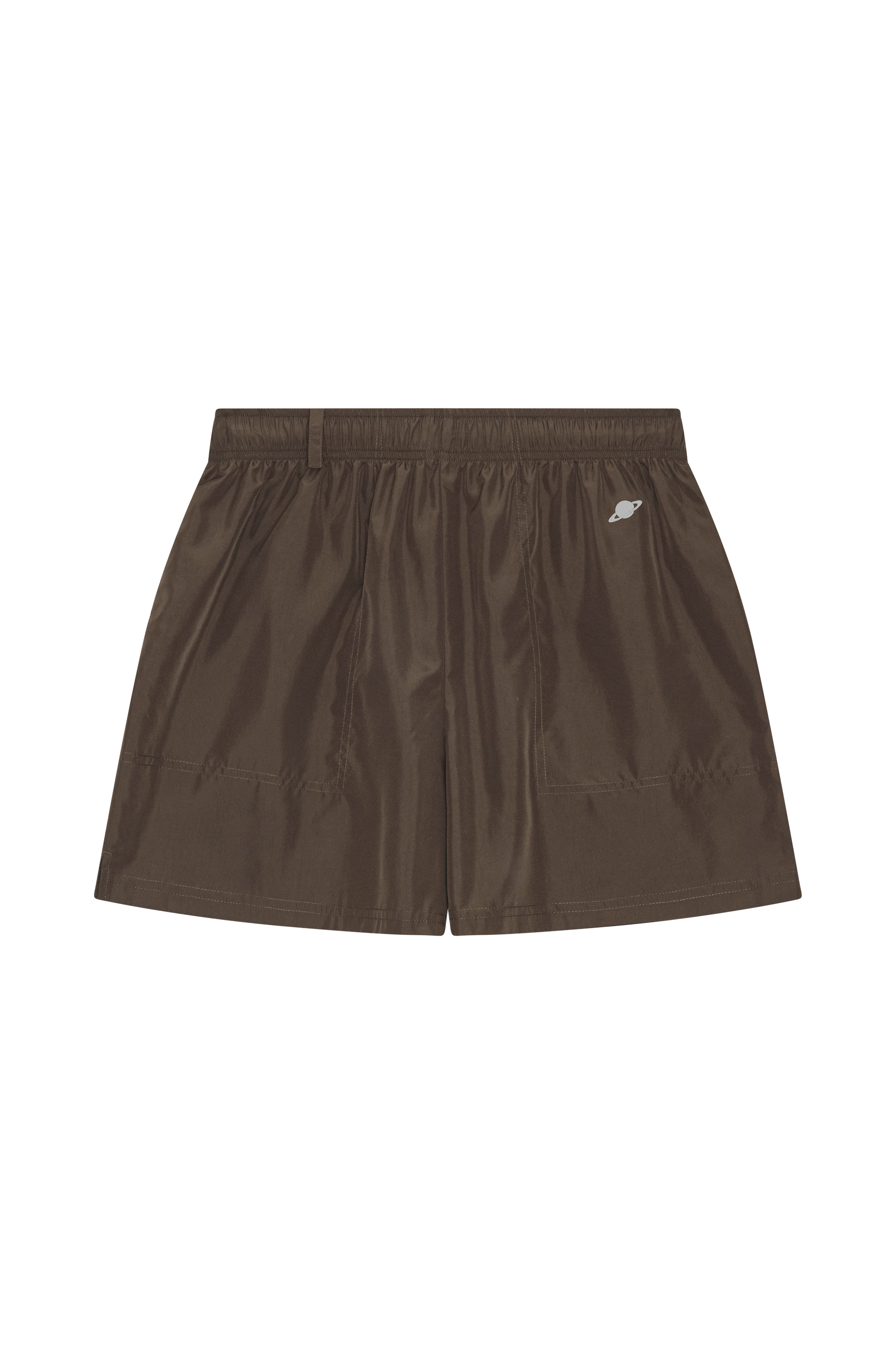 Women's Court1 Shorts - Chocolate Brown - Planet Nusa