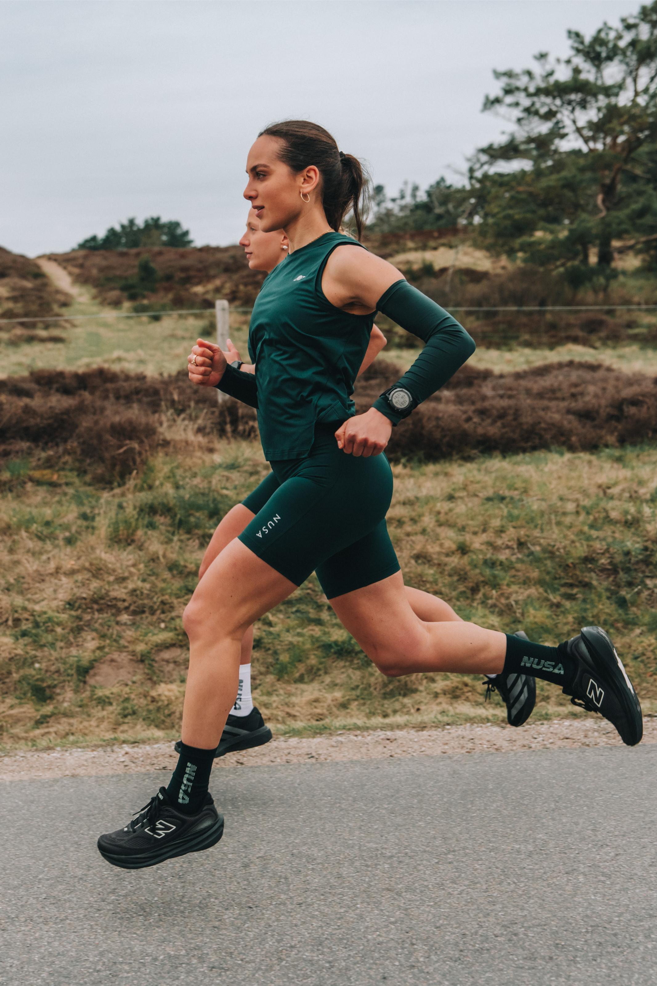 Women's S2 Power Shorts - Deep Green - Planet Nusa