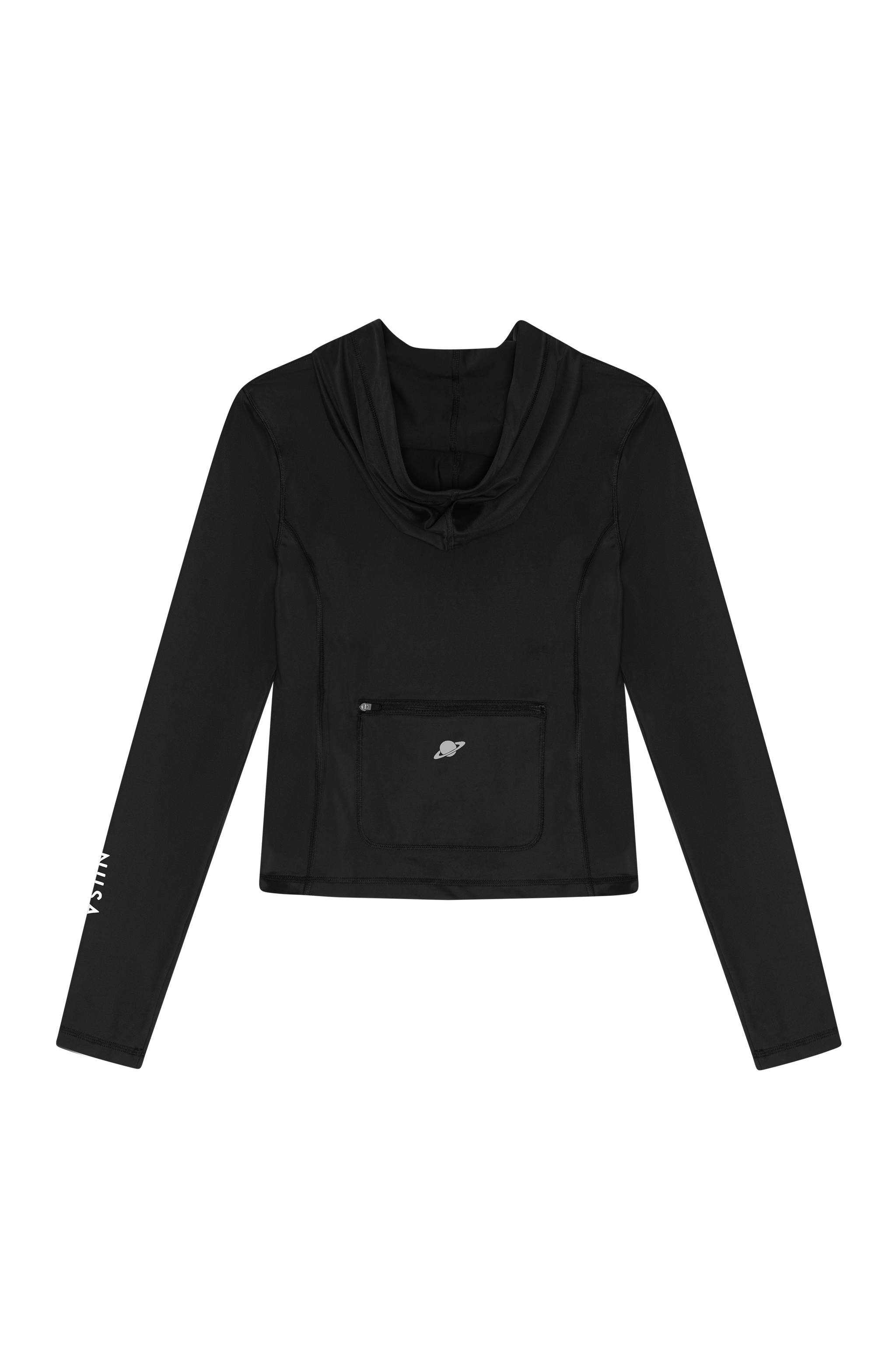 Women's Florida1 Zip Hoodie - Black - Planet Nusa