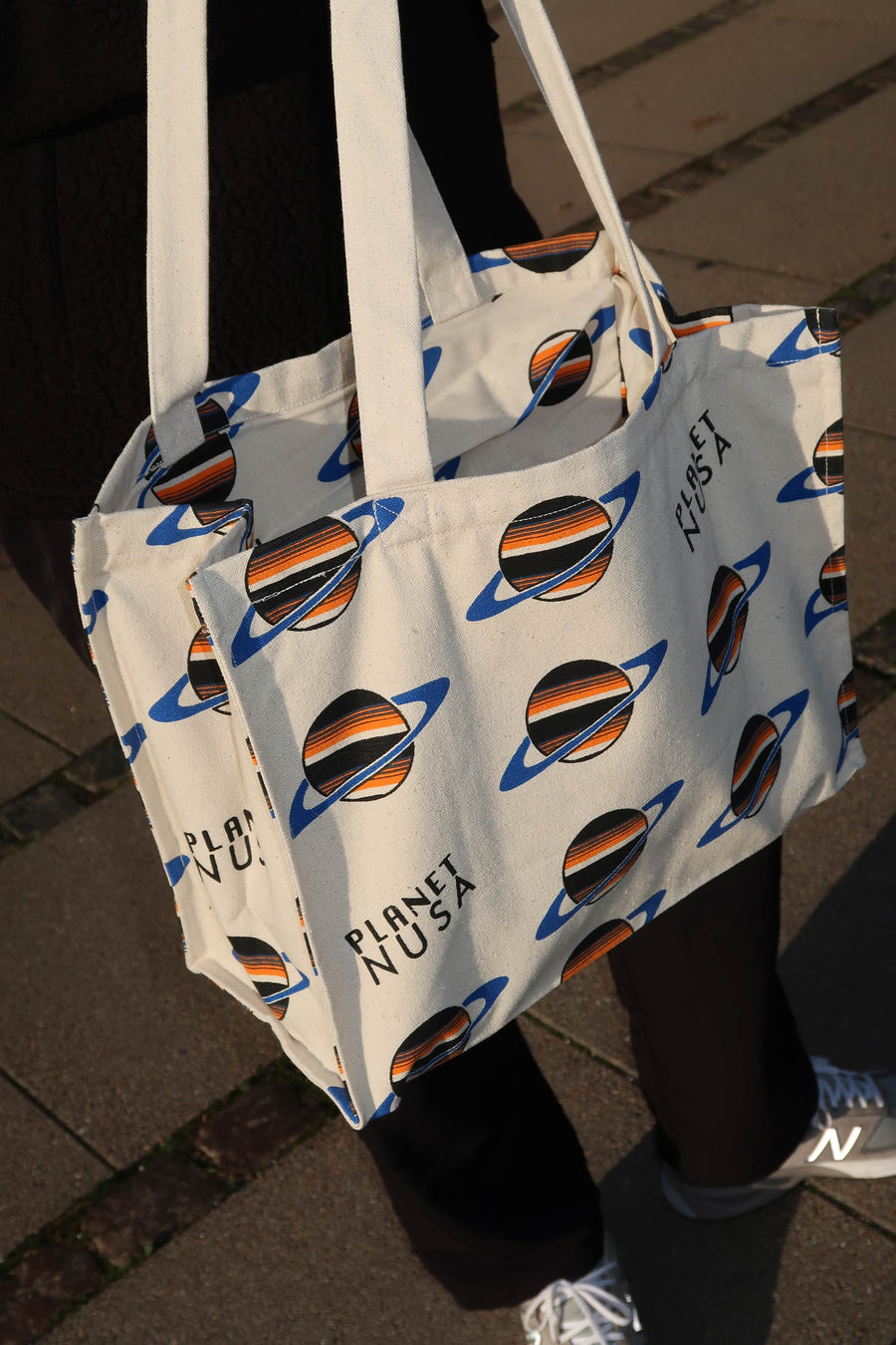 GYM BAG BLUE/ORANGE BREEZE STRIPES