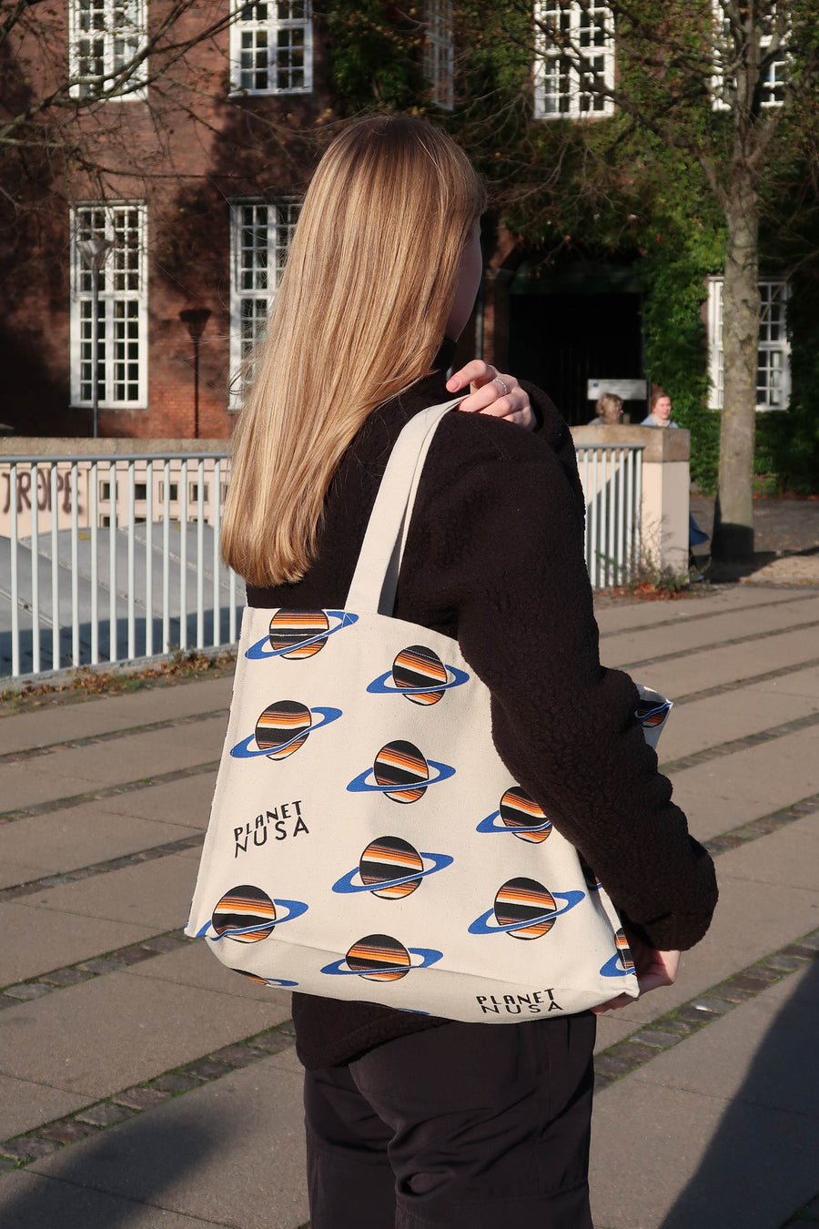 GYM BAG BLUE/ORANGE BREEZE STRIPES