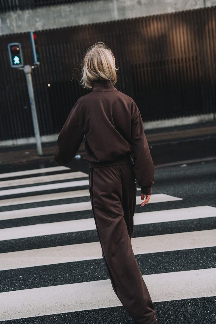 Vibe1 Pants - Chocolate Brown White - Planet Nusa