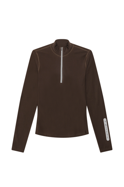 Women's Layer1 Thermal Long Sleeve - Chocolate Brown – Planet Nusa