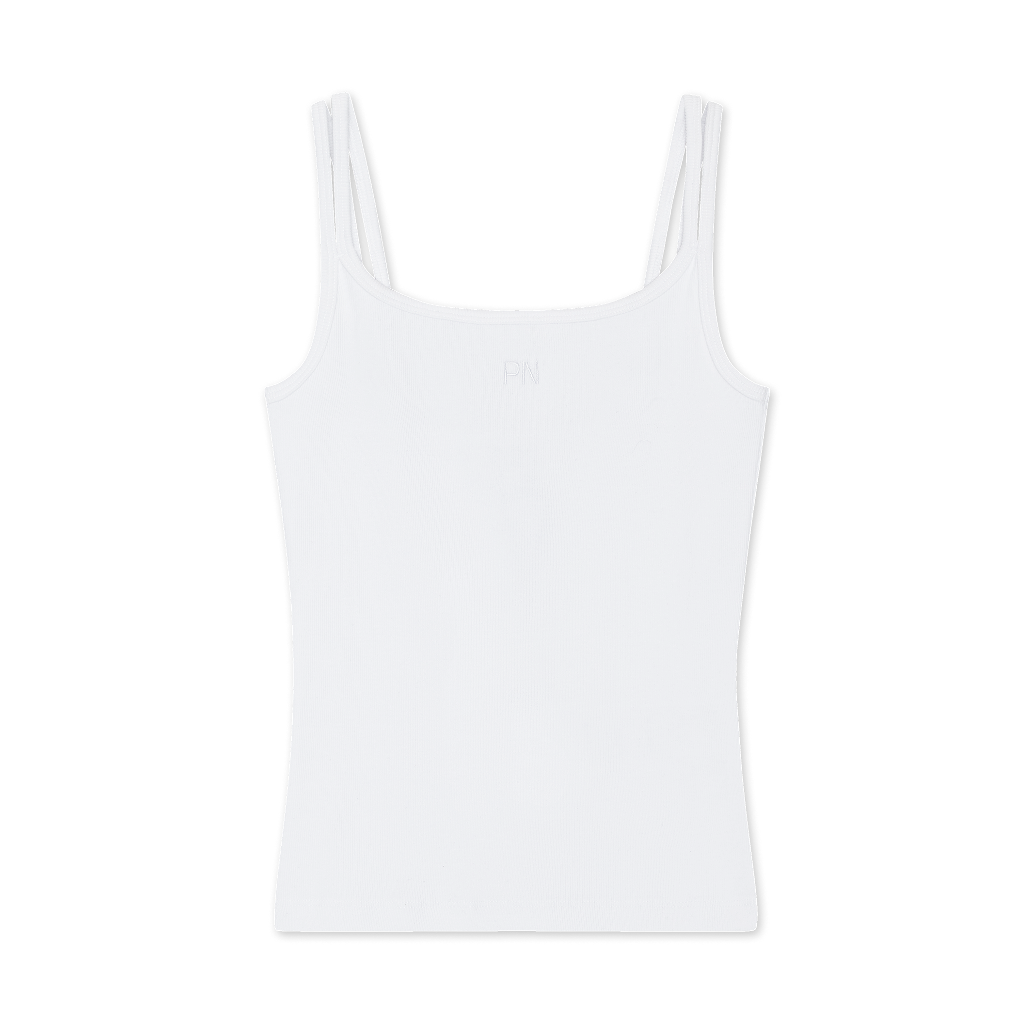 Noir1 Strap Top Rib