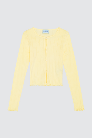 POINT1 CARDIGAN POINTELLE
