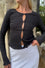 POINT1 CARDIGAN POINTELLE