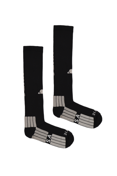 Women's Compression Socks - Speed Grey Black - Planet Nusa