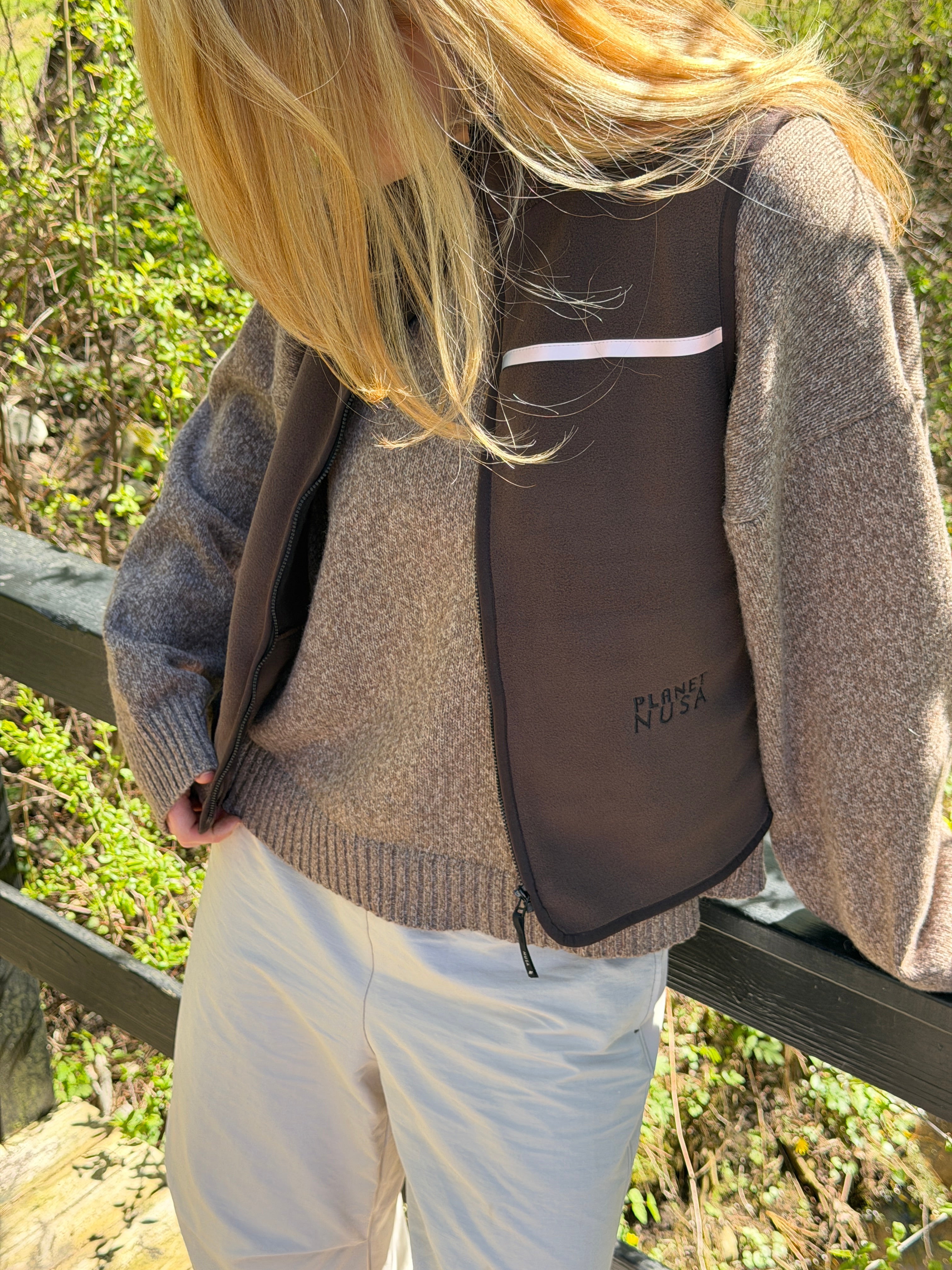 Women's Scout1 Waistcoat - Chocolate Brown - Planet Nusa