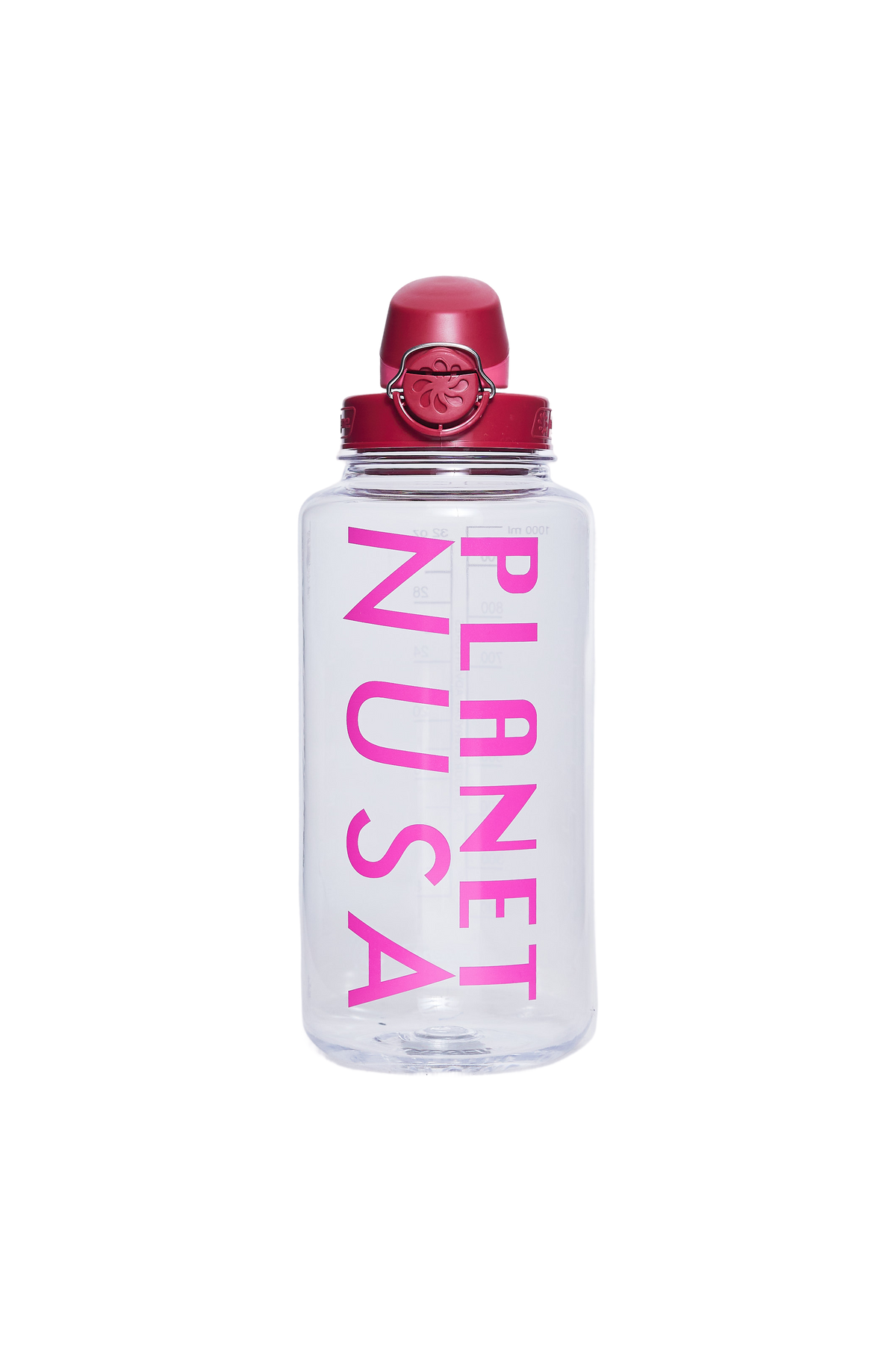 Sip1 Big Water Bottle - Clear Pink - Planet Nusa