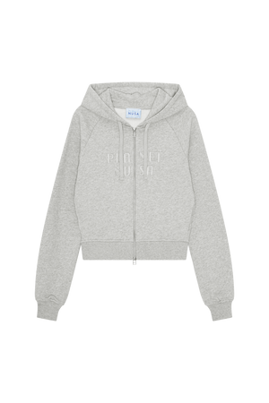 Sky1 Zip Cropped Hoodie