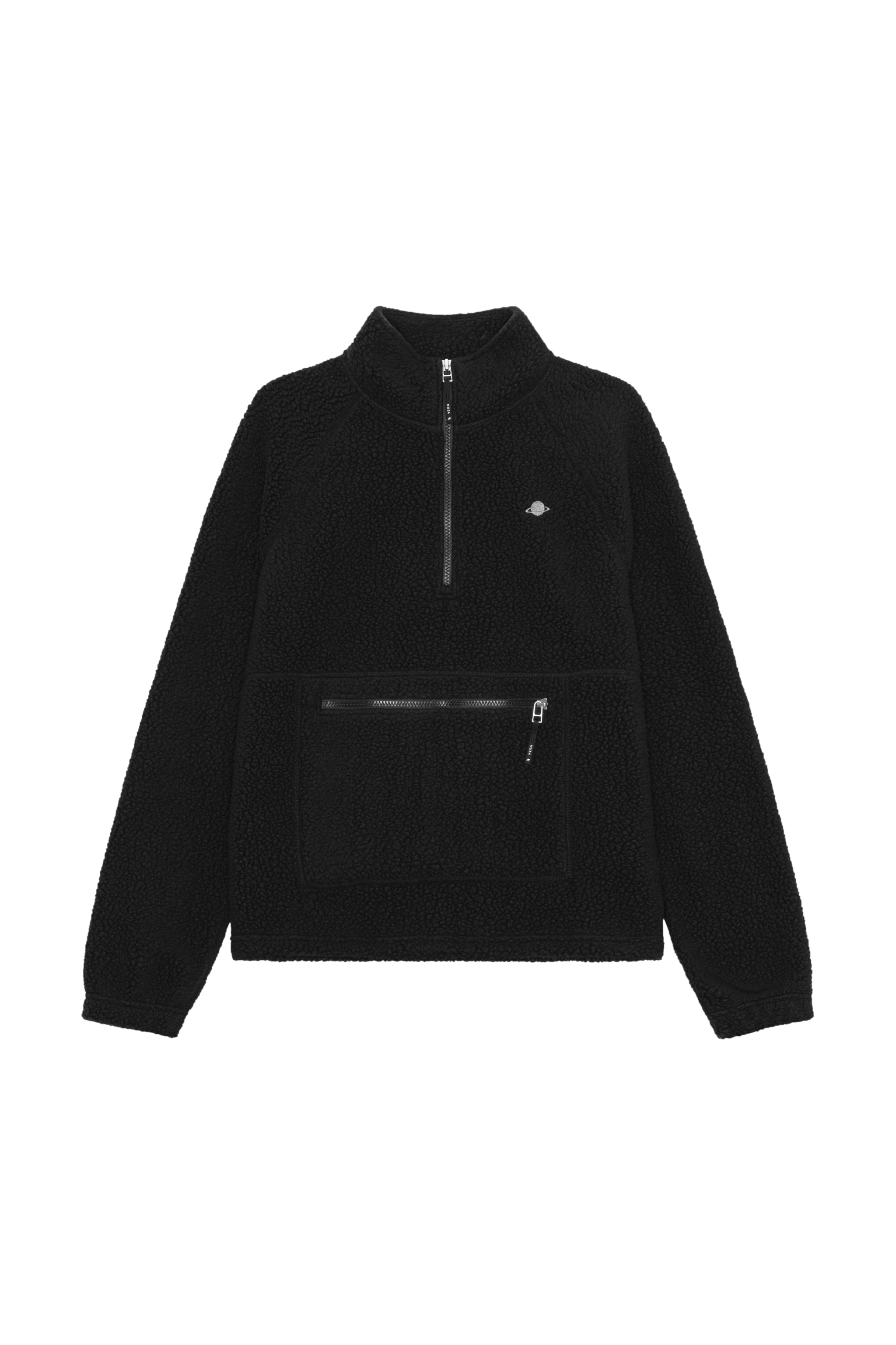 Women's Shelter1 Teddy Half Zip - Black - Planet Nusa