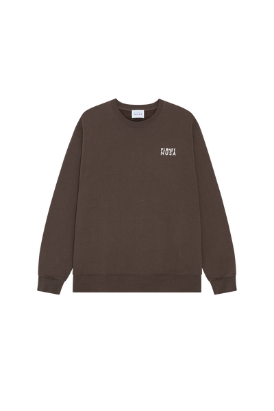 Men's Tour1 Sweat - Chocolate Brown Pn - Planet Nusa