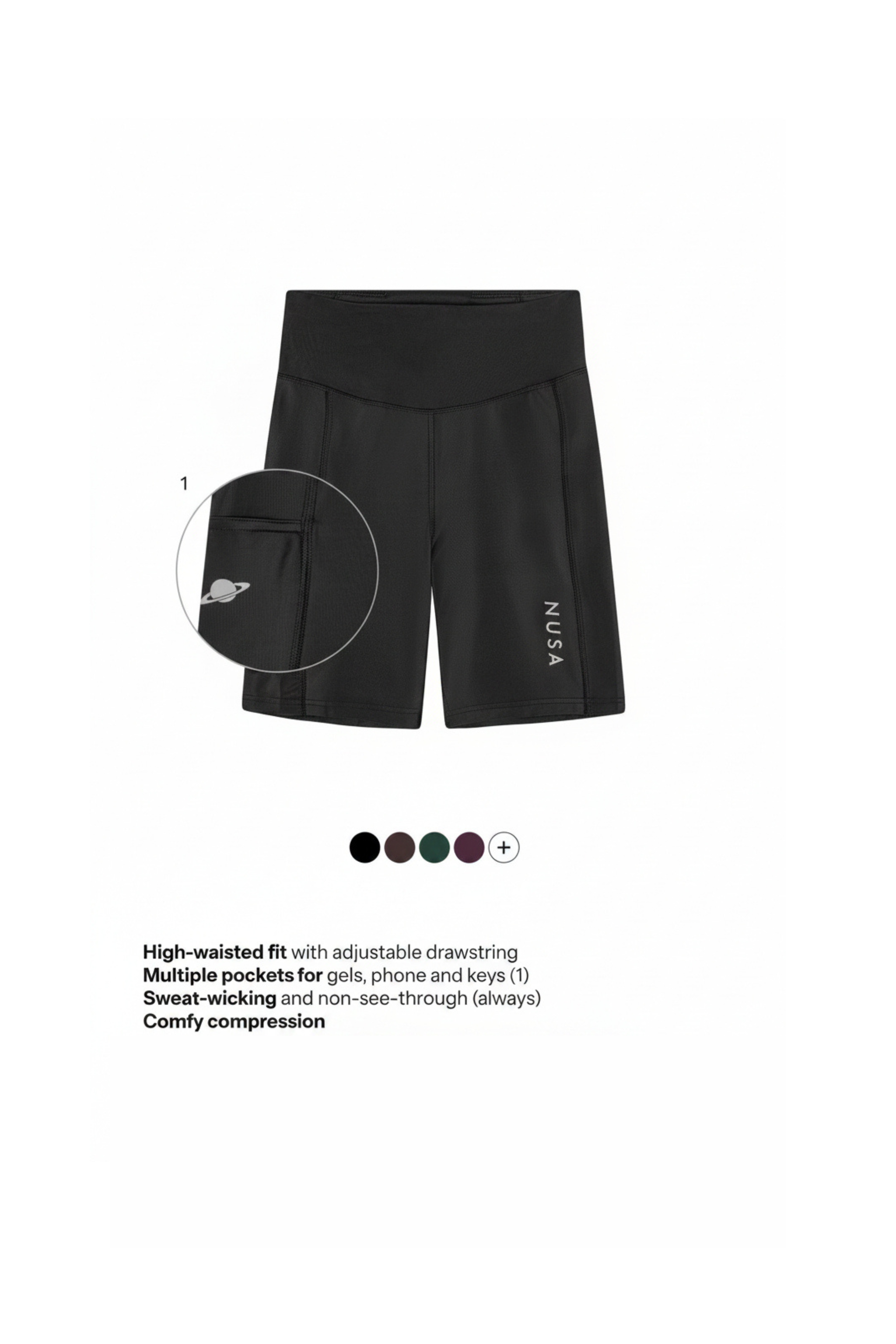 Women's S4 Power Shorts - Black