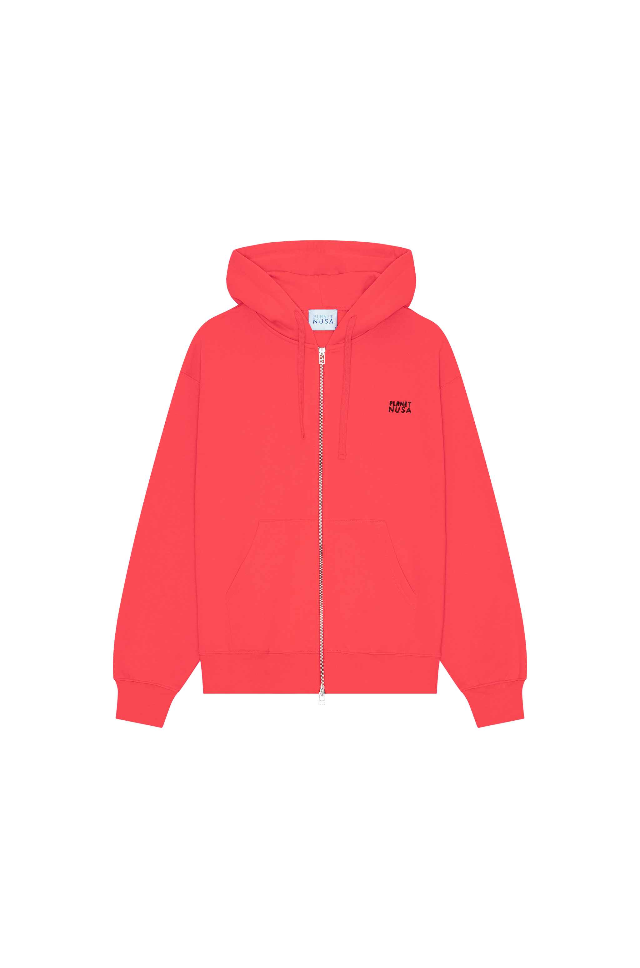 Zip1 Hoodie - Coral Chocolate Brown - Planet Nusa