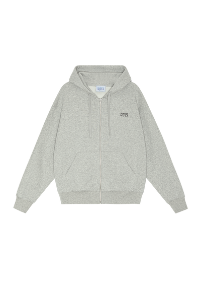 Women's Zip1 Hoodie - Grey Melange - Planet Nusa Women's Zip1 Hoodie - Grey Melange - Planet Nusa
