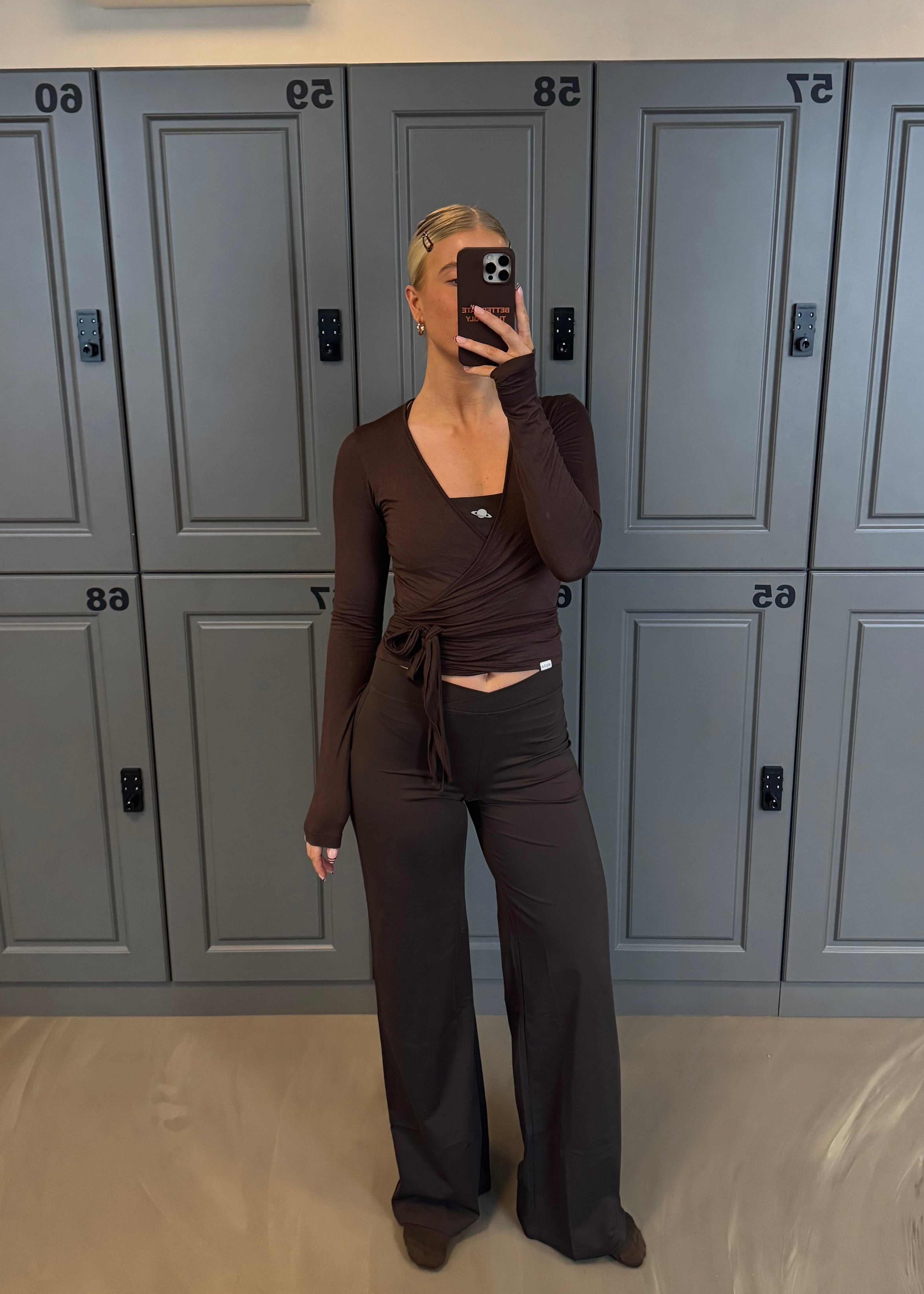 Allegro1 Wrap Long Sleeve - Chocolate Brown - Planet Nusa