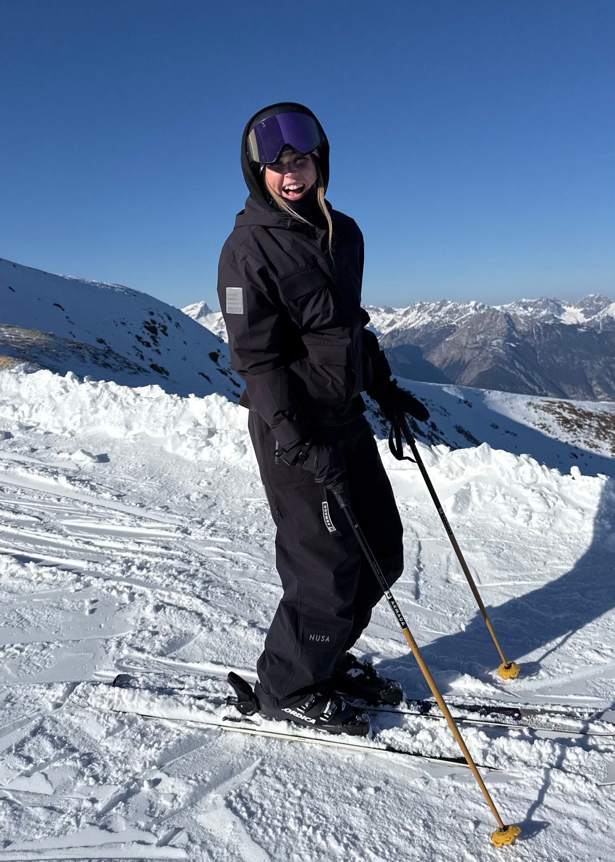 planet nusa snow goggles Ski1 Pants - Black