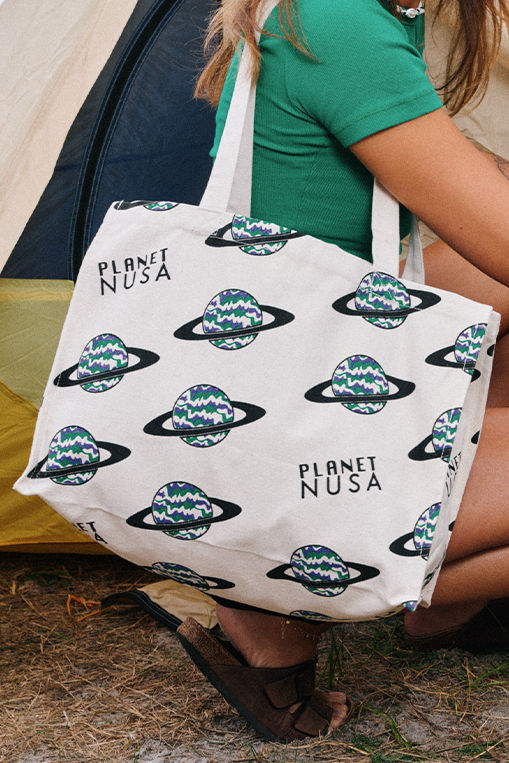 GYM BAG PURPLE/JELLY GREEN DRIPPING PLANETS